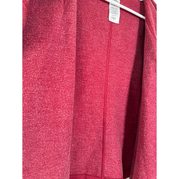 Patagonia Women's Burgundy Red Asymmetrical Button Cardigan Jacket Fall Fashion - Picture 7 of 7